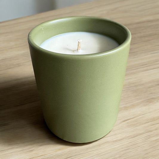 12oz Ceramic Tumbler Soy Candle